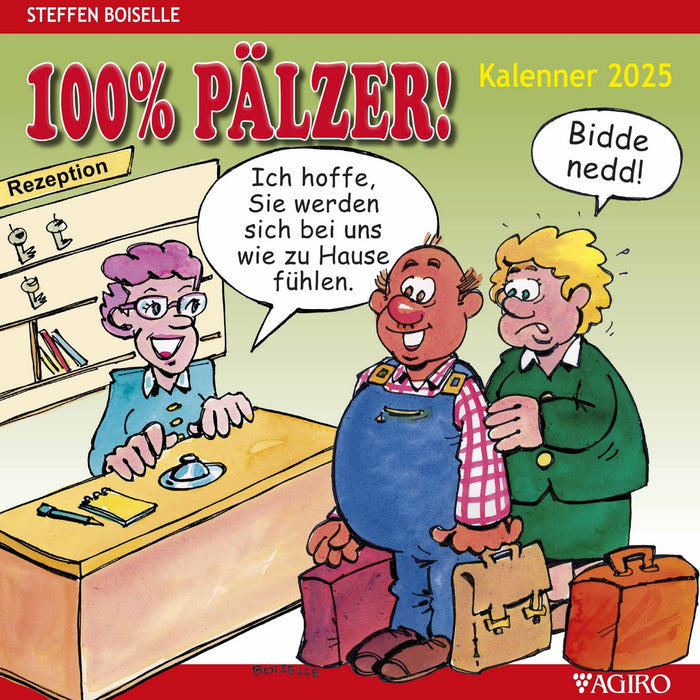 100% PÄLZER! Kalenner 2025 Monatskalender